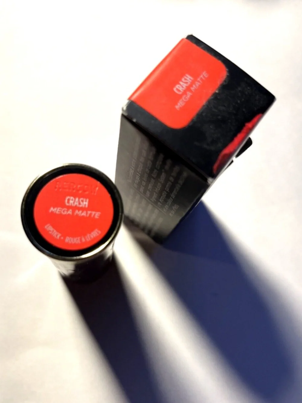 Urban Decay Vice Lipstick CRASH Creamy Orange Red 0.11 oz New in Box